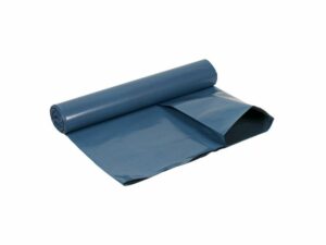 Plastsäck LD-coex 160L 55my blå/sv 10/RL