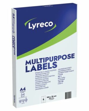 Etikett LYRECO 105x70mm 800/fp