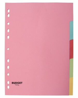 Kartongregister LYRECO budget A4 5-flik
