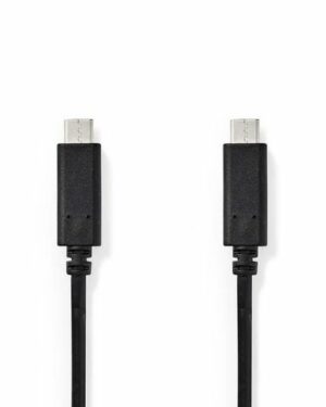 Kabel NEDIS USB-C – USB-C 1m svart