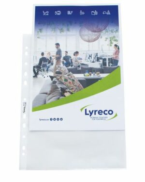 Plastficka LYRECO A4 0,08 präg 100/fp