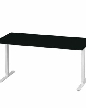 Bord höj/sänk Basic 160x80cm svart/vit