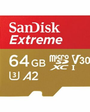 Minneskort SANDISK MicroSDXC Extr. 64GB