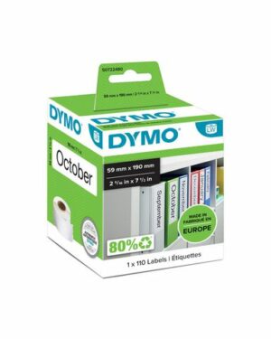 Etikett DYMO pärm 190x59mm 110/fp