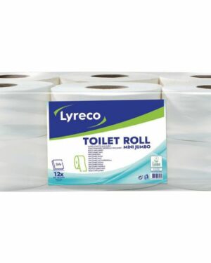 Toalettpapper LYRECO Mini 180m 12/fp