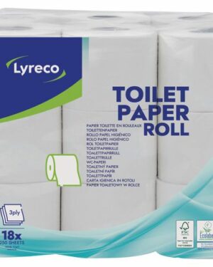 Toalettpapper LYRECO 30m 18/fp