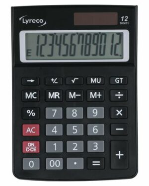 Bordsräknare LYRECO bord 12 siffror