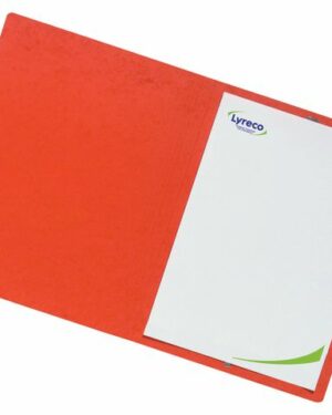 Gummibandsmapp LYRECO kart A4 röd 10/fp