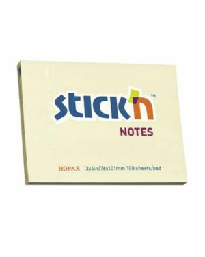 Notes STICK`N 76x102mm gul