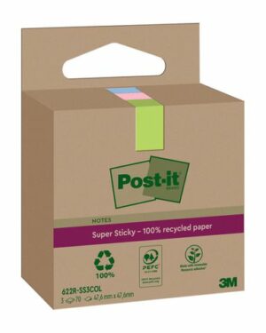 Notes POST-IT SS47,6×47,6mm re sort 3/FP