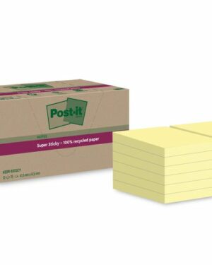 Notes POST-IT SS47,6×47,6mm re gul 12/FP
