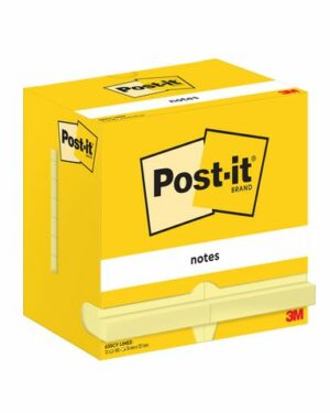 Notes POST-IT linjerat 76x127mm gul