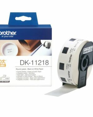 Etikett BROTHER DK11218 Rund 24 1000/fp