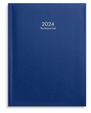 Veckojournal 2024 konstl. mörkblå – 1110