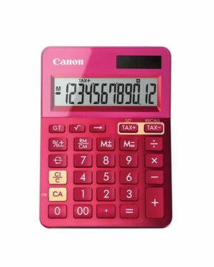 Miniräknare CANON LS-123K rosa