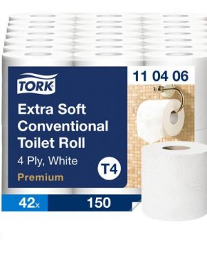 Toalettpapper TORK Pre T4 4-lag 42/KRT