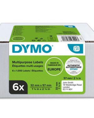 Etikett DYMO 2093094 57x32mm 6×1000/fp