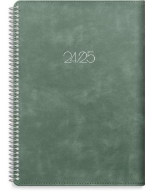 Kalender Study Twist grön A5 24/25