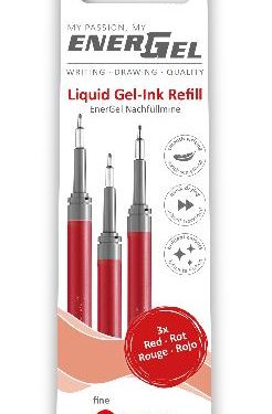 Refill Pentel LRN5-3B Energel 0,5 röd