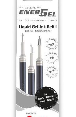 Refill Pentel LR7-3A Energel 0,7 svart
