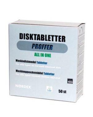 Maskindisk PROFFER tabs all in one 50/fp