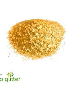 Bioglitter mellangrovt 40g/påse guld