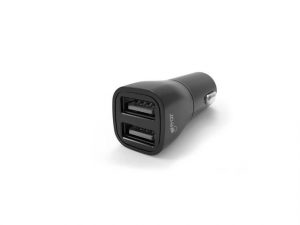 Laddare Bil GEAR 2xUSB-A 3,4A svart