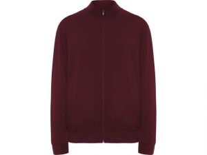 Sweater zip PF ulan unisex vinröd XL