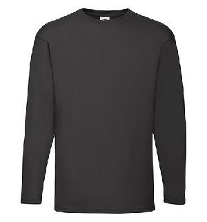 Långärmad T-shirt Svart 3XL