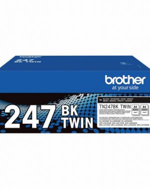 Toner BROTHER TN247BK 2x3K svart 2/fp