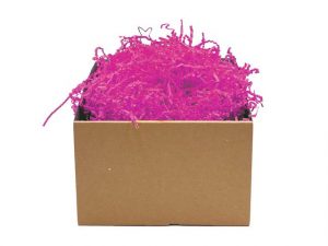 Crinkle craft rosa pappersstrimlor 1kg