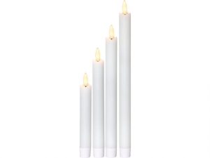 Antikljus STAR T Advent LED 4-pack vit