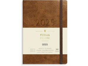 Liten Veckokal. Forma Deluxe 2025 brun