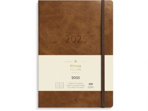 Kalender Agency Forma Deluxe 2025 brun