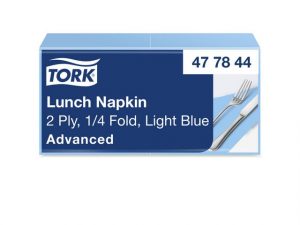 Servett TORK Lunch 2-lags ljusblå 200/fp