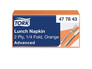 Servett TORK Lunch 2-lags orange 200/fp