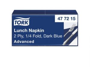 Servett TORK Lunch 2-lags mörkblå 200/fp