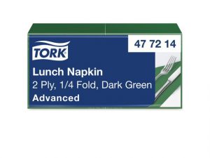 Servett TORK Lunch 2-lags grön 200/fp