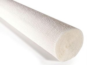 Kräppapper kraftigt 180gr Vit