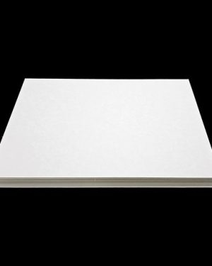 Målarkartong naturvit 560gr 30x30cm 30st