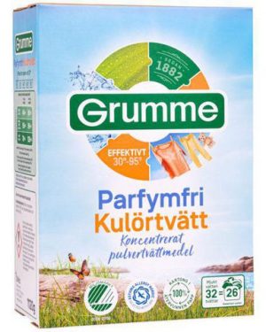 Tvättmedel GRUMME Kulörttvätt 1,12kg