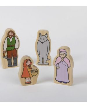 Sagofigurer av trä, Rödluvan 4/fp