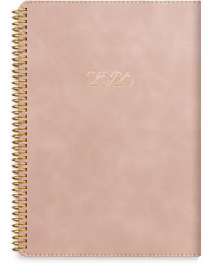 Kalender Study Twist rosa A5 25/26