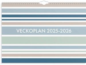 Väggkalender Veckoplan 25/26