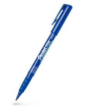 Märkpenna PENTEL perm. fine 2,0mm blå