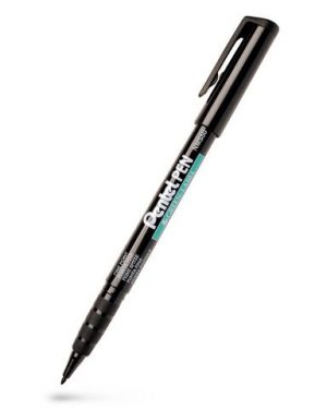 Märkpenna PENTEL perm. fine 2,0mm sv