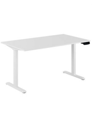 Skrivbord Ergo 2-motorigt 140x80cm vit