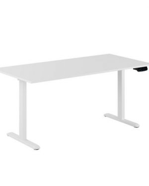 Skrivbord Ergo 2-motorigt 160x80cm vit