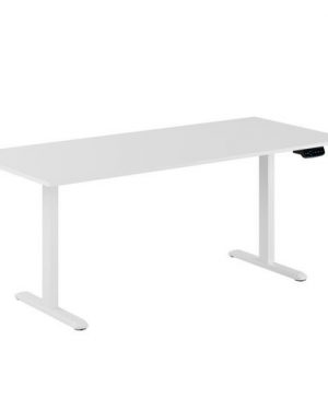 Skrivbord Ergo 2-motorigt 180x80cm vit