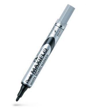 Whiteboardpenna PENTEL Maxiflo rund sv
